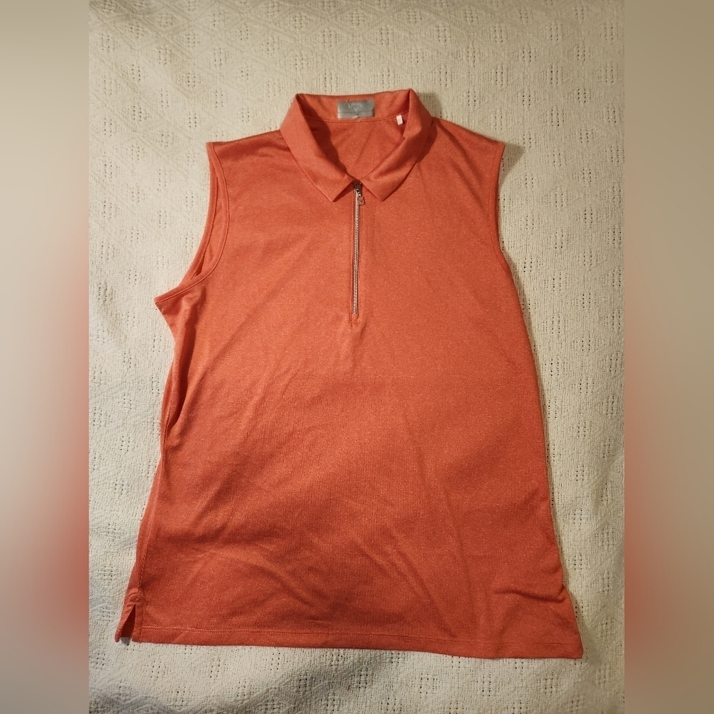 Callaway Women's Orange Golf Tank Size XL